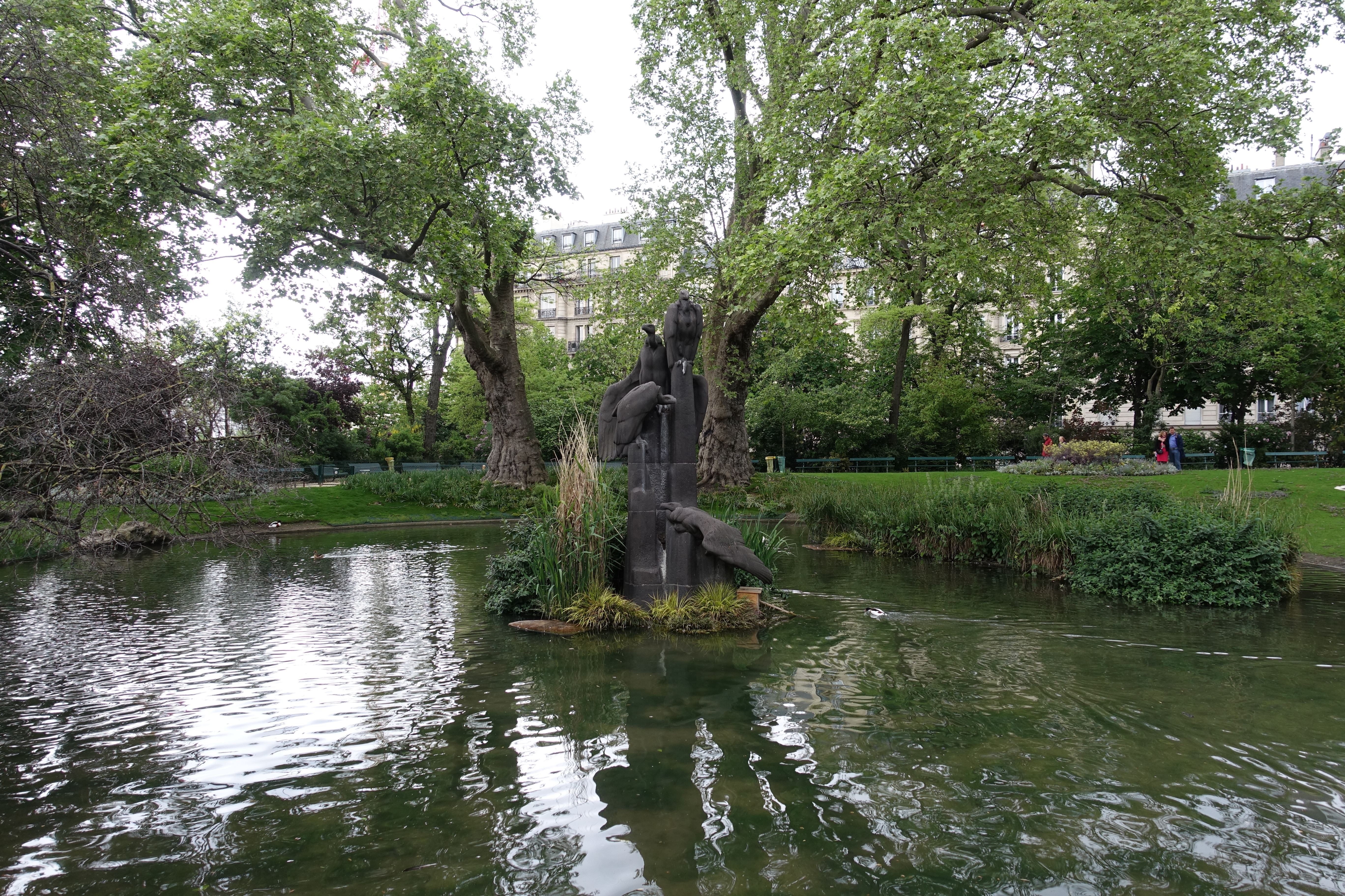 Pièce d’eau du Square des Batignolles, Paris 17e